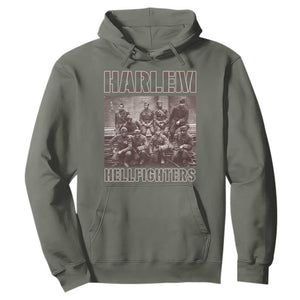 Harlem Hellfighters Hoodie The 369th Infantry Regiment American Black History Military Soldiers TS09 Military Green Print Your Wear