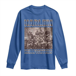 Harlem Hellfighters Long Sleeve Shirt The 369th Infantry Regiment American Black History Military Soldiers TS09 Royal Blue Print Your Wear