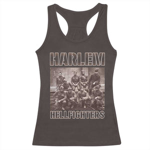 Harlem Hellfighters Racerback Tank Top The 369th Infantry Regiment American Black History Military Soldiers TS09 Dark Chocolate Print Your Wear