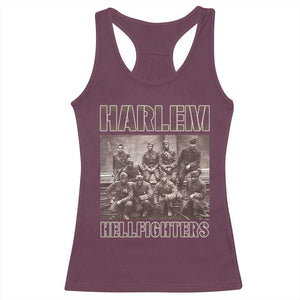 Harlem Hellfighters Racerback Tank Top The 369th Infantry Regiment American Black History Military Soldiers TS09 Maroon Print Your Wear