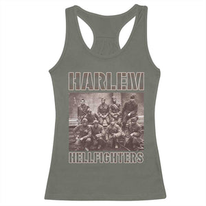 Harlem Hellfighters Racerback Tank Top The 369th Infantry Regiment American Black History Military Soldiers TS09 Military Green Print Your Wear