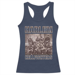 Harlem Hellfighters Racerback Tank Top The 369th Infantry Regiment American Black History Military Soldiers TS09 Navy Print Your Wear