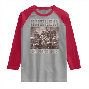 Harlem Hellfighters Raglan Shirt The 369th Infantry Regiment American Black History Military Soldiers TS09 Sport Gray Red Print Your Wear