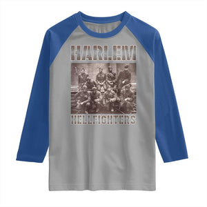 Harlem Hellfighters Raglan Shirt The 369th Infantry Regiment American Black History Military Soldiers TS09 Sport Gray Royal Print Your Wear