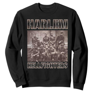 Harlem Hellfighters Sweatshirt The 369th Infantry Regiment American Black History Military Soldiers TS09 Black Print Your Wear