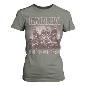 Harlem Hellfighters T Shirt For Women The 369th Infantry Regiment American Black History Military Soldiers TS09 Military Green Print Your Wear