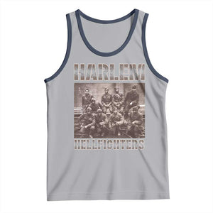 Harlem Hellfighters Tank Top The 369th Infantry Regiment American Black History Military Soldiers TS09 Athletic Heather Navy Print Your Wear