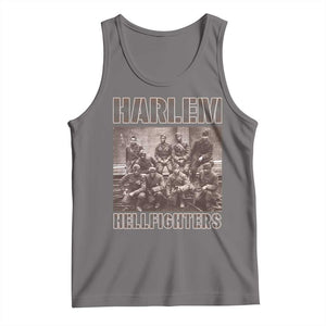 Harlem Hellfighters Tank Top The 369th Infantry Regiment American Black History Military Soldiers TS09 Deep Heather Print Your Wear