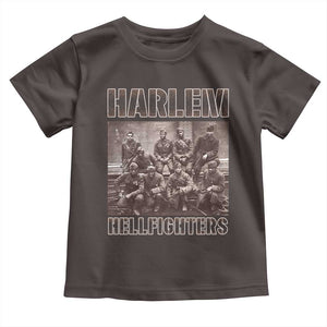 Harlem Hellfighters Toddler T Shirt The 369th Infantry Regiment American Black History Military Soldiers TS09 Dark Chocolate Print Your Wear