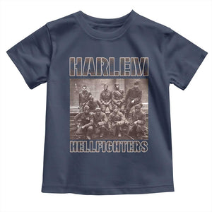 Harlem Hellfighters Toddler T Shirt The 369th Infantry Regiment American Black History Military Soldiers TS09 Navy Print Your Wear