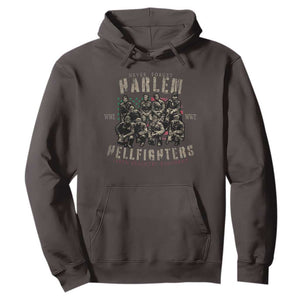 Harlem Hellfighters Hoodie American Military Soldiers Black History TS09 Dark Chocolate Print Your Wear