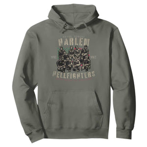 Harlem Hellfighters Hoodie American Military Soldiers Black History TS09 Military Green Print Your Wear