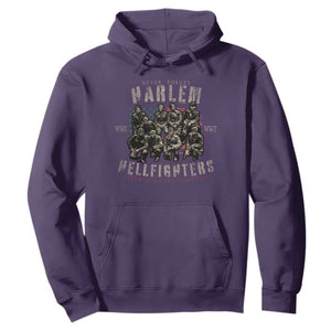 Harlem Hellfighters Hoodie American Military Soldiers Black History TS09 Purple Print Your Wear