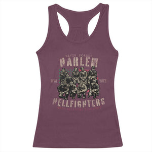 Harlem Hellfighters Racerback Tank Top American Military Soldiers Black History TS09 Maroon Print Your Wear