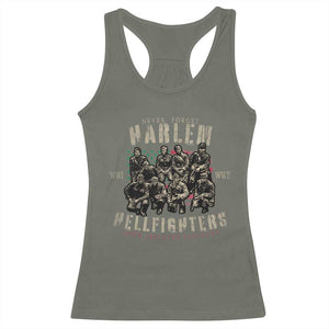 Harlem Hellfighters Racerback Tank Top American Military Soldiers Black History TS09 Military Green Print Your Wear