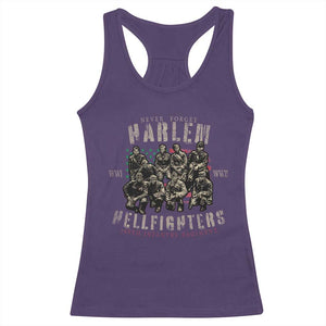 Harlem Hellfighters Racerback Tank Top American Military Soldiers Black History TS09 Purple Print Your Wear