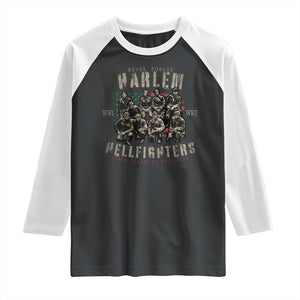 Harlem Hellfighters Raglan Shirt American Military Soldiers Black History TS09 Black White Print Your Wear