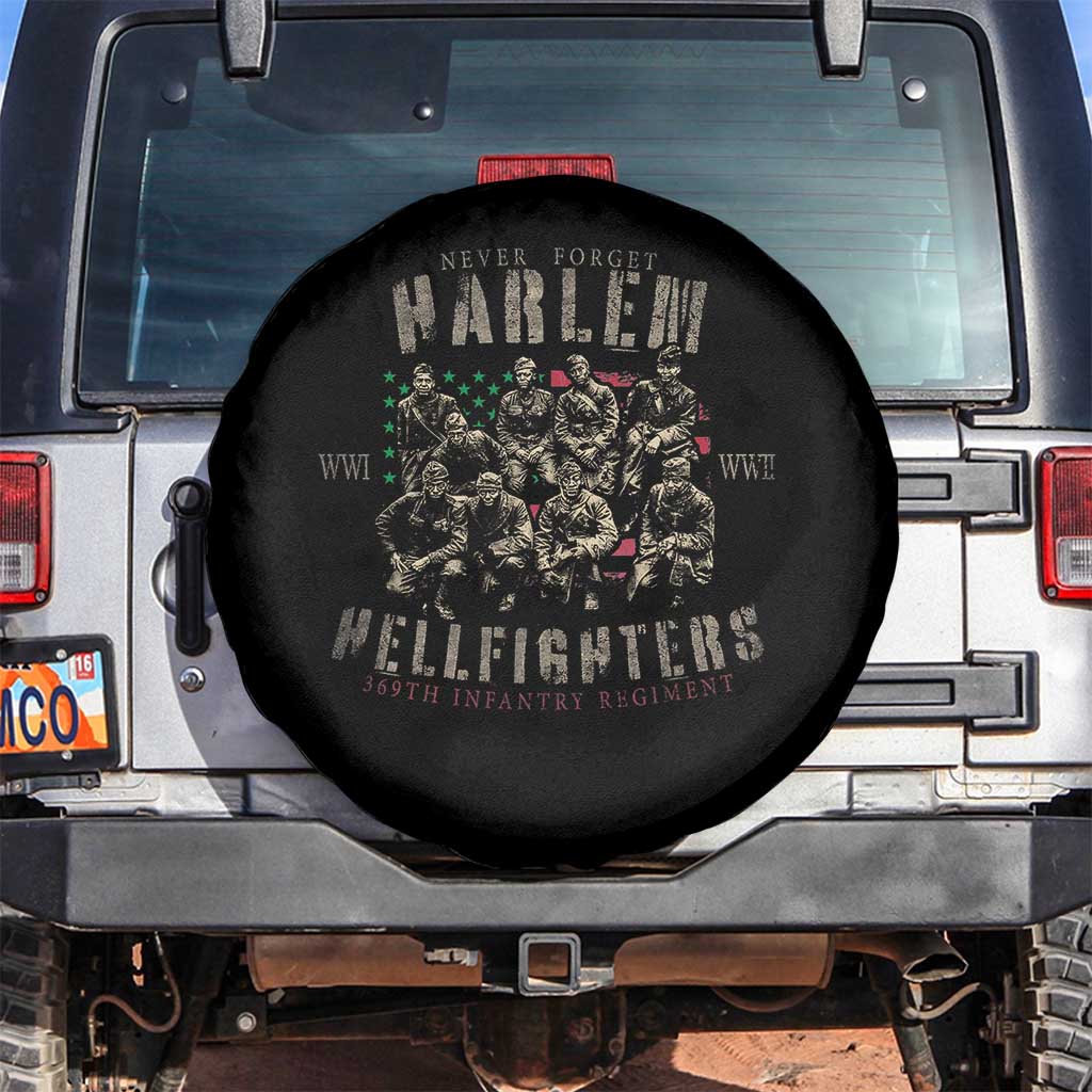 Harlem Hellfighters Spare Tire Cover American Military Soldiers Black History TS09 No hole Black Print Your Wear