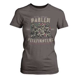 Harlem Hellfighters T Shirt For Women American Military Soldiers Black History TS09 Dark Chocolate Print Your Wear