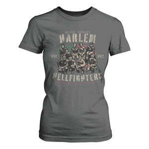 Harlem Hellfighters T Shirt For Women American Military Soldiers Black History TS09 Dark Heather Print Your Wear