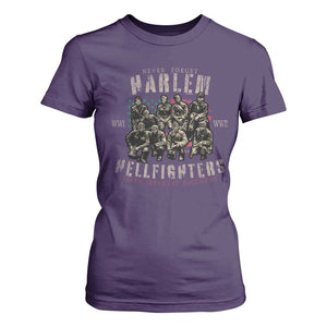 Harlem Hellfighters T Shirt For Women American Military Soldiers Black History TS09 Purple Print Your Wear