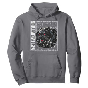 Black Panther Party Hoodie 761st Tank Battalion Black History TS09 Charcoal Print Your Wear