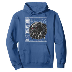 Black Panther Party Hoodie 761st Tank Battalion Black History TS09 Royal Blue Print Your Wear