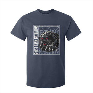 Black Panther Party T Shirt For Kid 761st Tank Battalion Black History TS09 Navy Print Your Wear