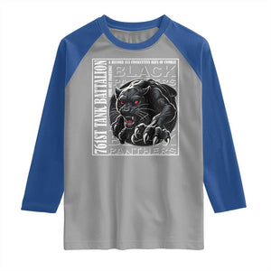 Black Panther Party Raglan Shirt 761st Tank Battalion Black History TS09 Sport Gray Royal Print Your Wear