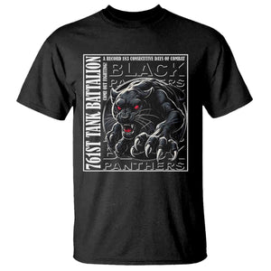 Black Panther Party T Shirt 761st Tank Battalion Black History TS09 Black Print Your Wear