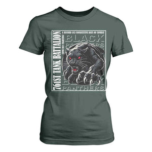 Black Panther Party T Shirt For Women 761st Tank Battalion Black History TS09 Dark Forest Green Print Your Wear