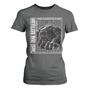 Black Panther Party T Shirt For Women 761st Tank Battalion Black History TS09 Dark Heather Print Your Wear