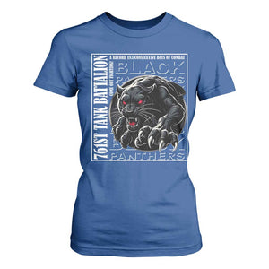 Black Panther Party T Shirt For Women 761st Tank Battalion Black History TS09 Royal Blue Print Your Wear