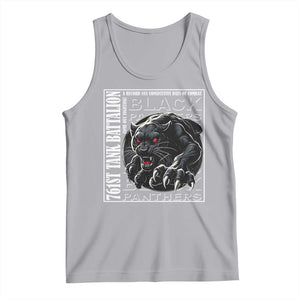 Black Panther Party Tank Top 761st Tank Battalion Black History TS09 Athletic Heather Print Your Wear