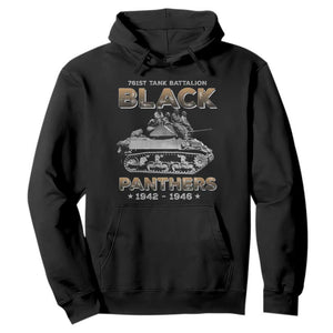 761st Tank Battalion Tribute Black Panther Party History Hoodie TS09 Black Print Your Wear