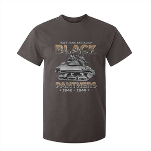 761st Tank Battalion Tribute Black Panther Party History T Shirt For Kid TS09 Dark Chocolate Print Your Wear