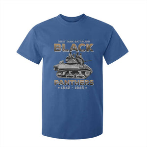 761st Tank Battalion Tribute Black Panther Party History T Shirt For Kid TS09 Royal Blue Print Your Wear