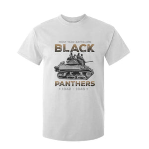 761st Tank Battalion Tribute Black Panther Party History T Shirt For Kid TS09 White Print Your Wear