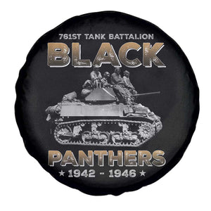 761st Tank Battalion Tribute Black Panther Party History Spare Tire Cover TS09 Print Your Wear