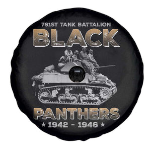 761st Tank Battalion Tribute Black Panther Party History Spare Tire Cover TS09 Print Your Wear