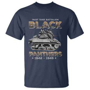 761st Tank Battalion Tribute Black Panther Party History T Shirt TS09 Navy Print Your Wear