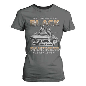 761st Tank Battalion Tribute Black Panther Party History T Shirt For Women TS09 Dark Heather Print Your Wear