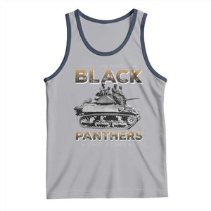 761st Tank Battalion Tribute Black Panther Party History Tank Top TS09 Athletic Heather Navy Print Your Wear