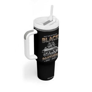 761st Tank Battalion Tribute Black Panther Party History Tumbler With Handle TS09 Print Your Wear