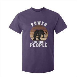 Black Panther Party T Shirt For Kid Power To The People Black History TS09 Purple Print Your Wear