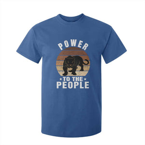 Black Panther Party T Shirt For Kid Power To The People Black History TS09 Royal Blue Print Your Wear