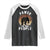 Black Panther Party Raglan Shirt Power To The People Black History TS09 Black White Print Your Wear