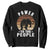 Black Panther Party Sweatshirt Power To The People Black History TS09 Black Print Your Wear