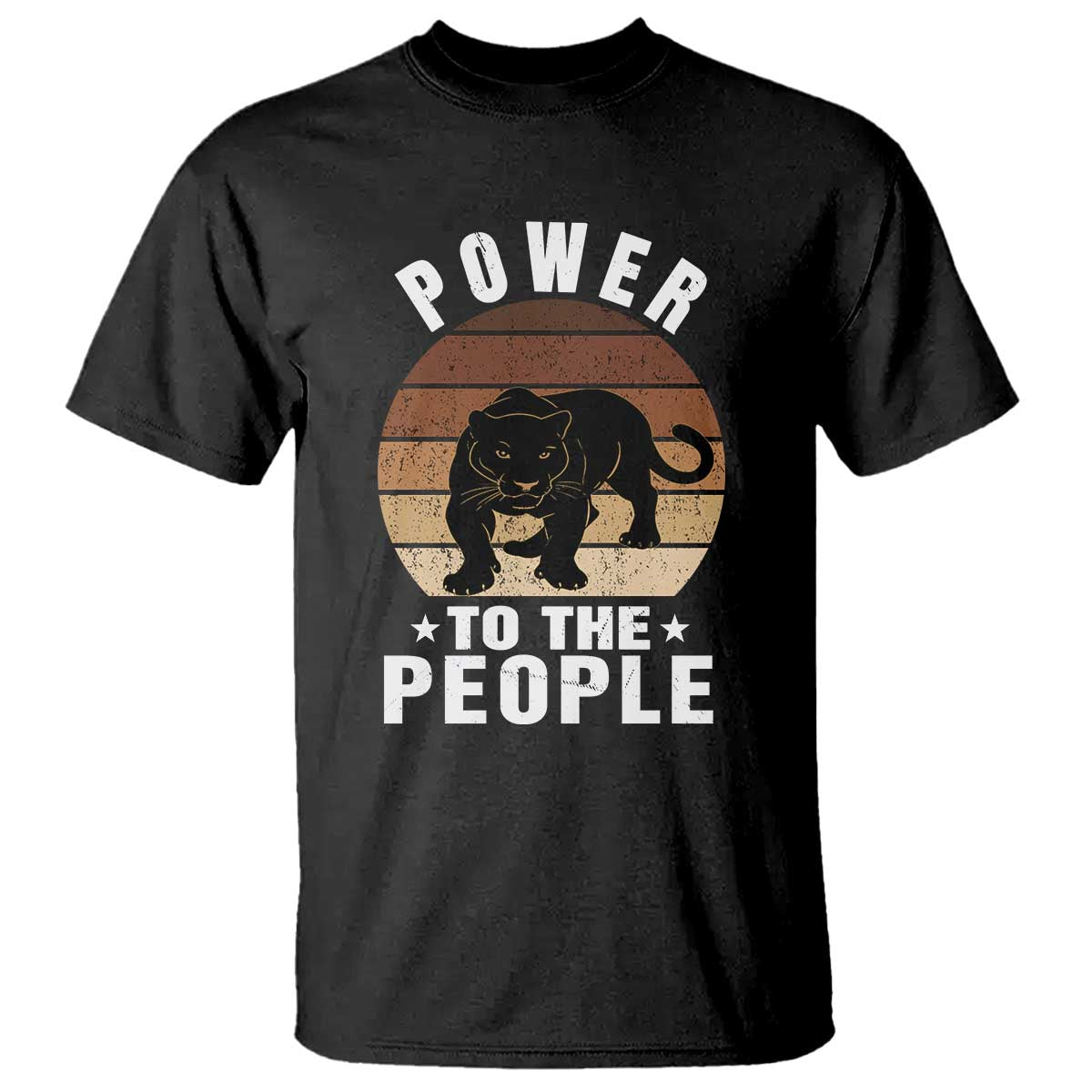 Black Panther Party T Shirt Power To The People Black History TS09 Black Print Your Wear