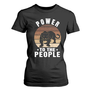 Black Panther Party T Shirt For Women Power To The People Black History TS09 Black Print Your Wear